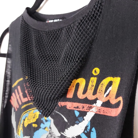 Rock Rose Couture LA Mesh Rock N Roll Muscle Tank - Picture 6 of 8